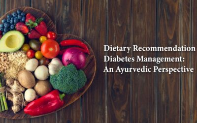 Dietary recommendation for Diabetes Management : An Ayurvedic Perspective